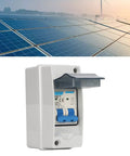 Transparent Cover DC Miniature Circuit Breaker for Solar PV System, 63A 1000V Isolator Disconnect Switch, IP65 Solar Panel Breaker