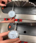 Table Saw Alignment Gauge With 0.001 Inch Dial Indicator, Pro Grade Calibration Tool For 3/4 Inch Miter Slots, Sturdy Aluminum Build