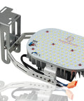 150W LED Retrofit Kit For High Bay And Parking Lot Lighting, Revan Series, 20,200 Lumens, 5000K Bright White, DLC 5.1 Premium