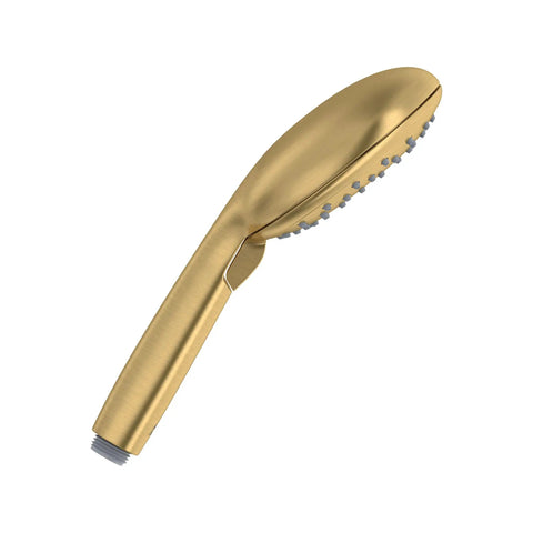 4-Function Handheld Shower Head With 5-Inch Face 1.8 GPM Polished Nickel Easy Grip Drench Massage Mist Eco Water-Saving Modes