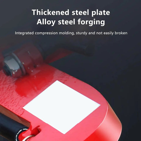 Close-up of Heavy Duty Stone Lifting Clamps for Smooth Slab Transport On Any Job Site With Adjustable 7 Inch Grips and 716 Lb Capacity.