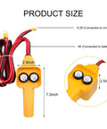 Jnixij Wired Winch Handheld Remote Controller With Forward And Reverse Control Buttons For 12V Electric Winches, 8.2ft wire.