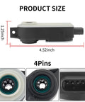 Plug And Play Front Grille Active Aero Shutter Motor Replacement For Chevy Buick Cadillac with 4 pins and dimensions 4.52 inch by 1.25 inch.