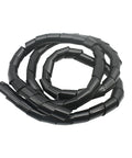 Spiral Cable Wrap Sleeve 5.5 Ft Coil 1 Inch Diameter PE Material Durable Flame Retardant Cord Organizer For Computer TV USB Wires