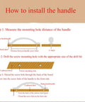 Step-by-step guide for installing vintage oil rubbed bronze ring pulls for cabinets and drawers.