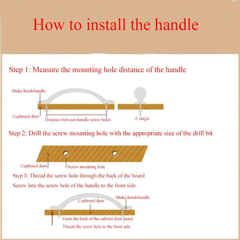 Step-by-step guide for installing vintage oil rubbed bronze ring pulls for cabinets and drawers.