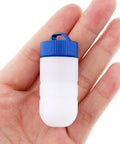 Two Color Scuba Dive Signal Light Four Modes Blue And Red Constant And Flashing Mini Tank Marker Light held in hand.