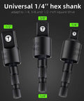 Heavy Duty Right Angle Drill Adapter With 360 Degree Rotation And Impact Grade Socket Kit For Tough Jobs. Includes Versatile 1 4 3 8 And 1 2 Inch Drive Bits Plus 105 Degree Angled Bit For Tight Spots. Long Adapter Handle Makes It Easy To Hit Nuts In Hard.