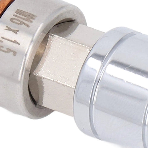 Top Notch M16x1.5 Oil Pan Drain Plug Repair Kit Made From 304 Stainless Steel With Extension Bit And Wrench To Fix Slippery Threads And Get The Job Done Fast On Your Car Today close-up of 304 stainless steel repair tool
