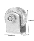 Heavy-duty cast iron sliding gate pulley for gates and doors