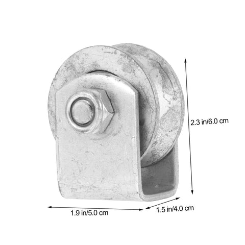 Heavy-duty cast iron sliding gate pulley for gates and doors