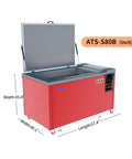 Industrial 81 Gallon Ultrasonic Cleaner Workhorse Rig With Digital Heater And Timer Triple Phase Power for Heavy Duty Auto Parts