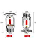 Straight Up Pro Grade 1 2 Inch Bronze Fire Sprinkler Head Automatic 68 Degree Trigger Upright Or Down Spray, detailed view of two sprinkler heads.