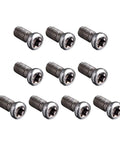 Heavy Duty M4.5 X 11 Mm Torx Head Screws For Carbide Insert Swap, 10 piece stainless steel T20 drive screws, perfect for CNC lathe tool holders.