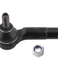 2-Pc Front Outer Tie Rod End Link Set For VW Beetle 1998-2010, Golf 1999-2005, 2006, Golf City 2007-2010, Jetta 1999-2004, 2005-2006, Jetta City 2007-2009, Replacement Steering Linkage, Heavy Duty Steel, Smooth Handling black tie rod end with lock nut
