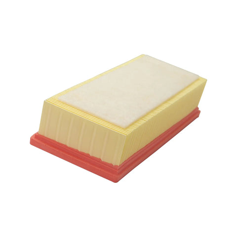 Premium Engine Air Filter For Audi Q5 A4 A5 Allroad 2.0L Quattro 2009-2017, side view showing filter material and red base
