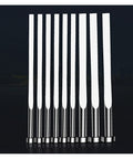 10 Piece SKD61 Straight Punch Ejector Pin Set for Plastic Molds Flat Blade Ejector Pins to Remove Ejector Ribs From Parts Heavy Duty Tool Steel 1.5x7x8x200x50N