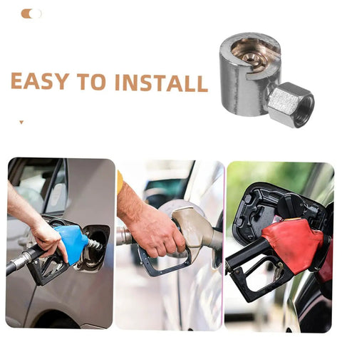2 Piece Silver Button Head Grease Coupler Set for Iron and Zinc Alloy Nozzles used at gas stations for quick lubrication jobs.
