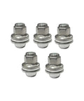 Heavy Duty 5 Piece Lug Bolt Nut Kit For Jaguar S Type X Type Xj Xjr Xf 1999 To 2011 Durable Stud Wheels Corroding Resistant Auto Parts, five metal lug nuts