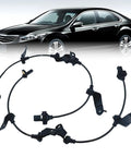 Premium Abs Wheel Speed Sensor Pair For Front Left And Right Install On Honda Accord 2008 Through 2012 And Acura Tsx 2009 Up To 2014 with black connectors.