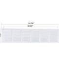 White Return Air Grille Duct Cover For Ceiling And Wall 30 By 8 Opening Built To Last With Durable Steel Construction And Powder Coated Finish