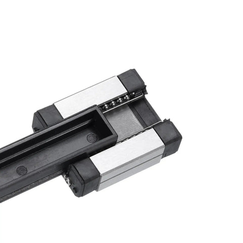 Beefy 300mm MGN9C Miniature Linear Guide Rail With Single Stainless Steel Carriage Block Close-up View