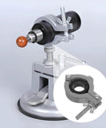 Rotatable Aluminum Mini Bench Vise Clamp With Table Clamp For Rotary Tools, Woodworking Fixture, Small Swivel Head Work Holding Device