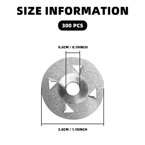 500 Pack Foam Board Fasteners Washers One And One Eighth Inch Galvanized Steel For Insulation Fixing On Foam Board Panels With Cut Resistant Gloves Screws Not Included
