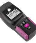 Close-up of a Wall Detector, Multifunctional Stud Finder Wall Scanner with buttons and display for accurate scanning.