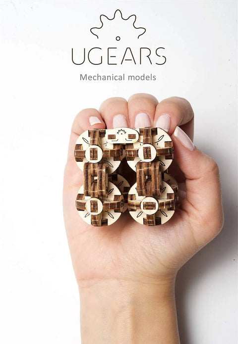 Flexi Cubus Mechanical Anti Stress Puzzle Twist Spin And Reconfigure Eight Jointed Spheres Into Dynamic Cube Forms For Stress Relief Spatial Awareness Practice Brain Teasing Fun Dope On The Go Chill wooden puzzle in hand