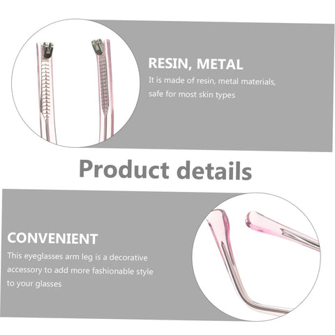 Replacement Eyeglasses Arms Kit No Fuss For Quick Repairs And Easy Installation Comfortable Temples shown in detailed view