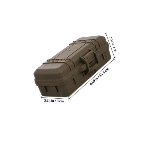 Tough As Nails Heavy Duty Plastic Toolbox With Interlocking Stackable Design And Thick Three Layer Foam Cushioning for job site gear.