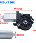 Exterior Gearbox Linkage With Step Motor For RV Electric Steps, OEM Ready Replacement Kit, size dimensions shown