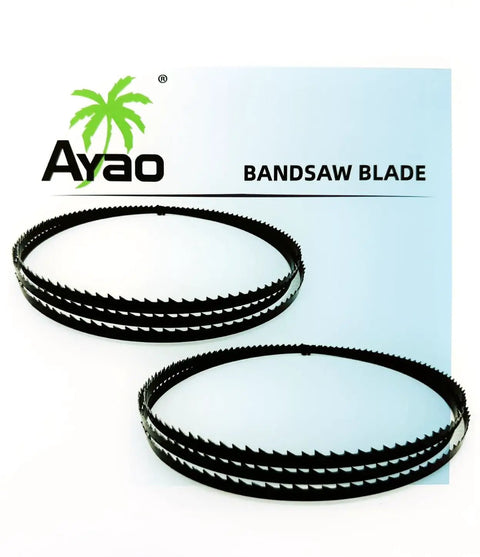 80 Inch Bandsaw Blades One Quarter Inch 12 TPI Fits Craftsman 12 Inch Band Saw Wood And PVC Cutting 2 Pack Premium Carbon Steel