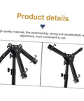 Solid Height Adjustable Snare Drum Stand Portable Alloy Tripod Practice Rack multi-angle adjustment for convenience.