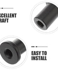 Barn Door Stopper Track Spacers 1 Set For Sliding Barn Door Hardware Versatile Wall Spacer Design, close-up view showing metal construction