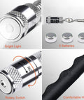 Telescoping Magnetic Pickup Tool With LED Light Flexible Retractable Shaft 7 To 30 Inches components overview