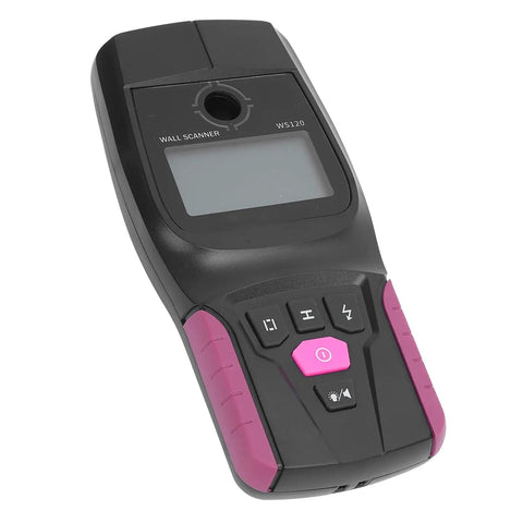 Jiawu Wall Scanner Precision Machined Electronic Stud Finder with LCD Display for Homeowners and Professionals 185 X 85 X 33mm in black and pink