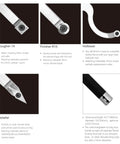 Carbide Tipped Wood Turning Tools Set For Lathe With Swan Neck Hollower Rougher Finisher Detailer And Interchangeable Aluminum Grip Handles With Diamond Carbide Inserts For Pro Grade Smooth Clean Cuts AT04