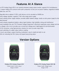 Industrial 8 Channel Analog Output Module With 12-Bit DAC For 8 Simultaneous Voltage Outputs, RS485 Modbus RTU Ready, rail mount