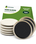Carpet Furniture Sliders 8 Pack 3 And A Half Inch Move Heavy Furniture Effortlessly One Person Setup Protect Your Floors