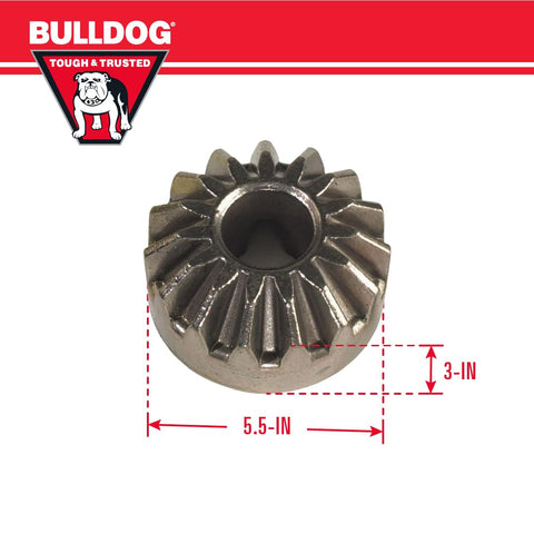Beefed Up Bevel Sidewind Gear Kit For Trailer Jacks Replacement Part Compatible With Bulldog Models 139 159 And 170 Series