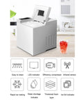 No Fuss Countertop Ice Maker Rolling Out Rapid Chill With Fifteen Kilos Daily Output And Snappy Nine Cube Runs on kitchen countertop with ice.