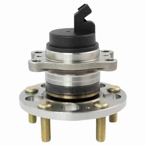 Top Shelf Rear Left And Right Wheel Hub And Bearing Assembly Pair With Abs Sensor for Kia Soul 2014 to 2019, detailed angle view.