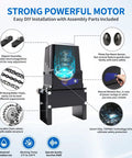 Heavy Duty Chain Drive Automatic Sliding Gate Opener For Large Driveways Up To 5700 Pounds AC Powered Gate Motor showcased