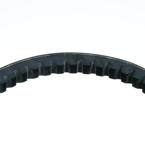 Close-up of Metric Cogged Workhorse Belt 1175 Millimeters Oil And Abrasion Resistant EPDM Rubber showing molded cog design.