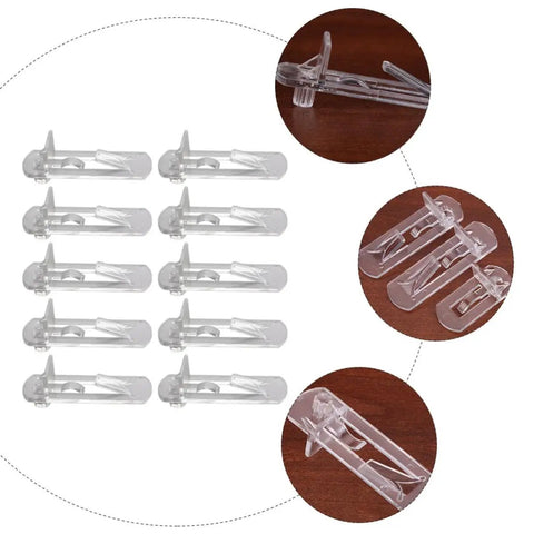 30 Pack Plastic Shelf Support Pegs For Wood And Glass Shelves, easy install pegs with smooth surface, close-up views