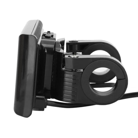 Side view of LCD Display Meter For Electric Bike S900 Controller 48V Screen with durable ABS body and handlebar mounts.