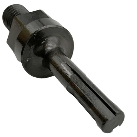 5/8 To 11 Male To SDS Plus Core Drill Adapter For Core Bits, close-up view showing heat treated steel and thread details