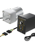 110V AC Motor With Gearbox 18K Reduction 25W Variable Speed Gear Reducer Motor 75 RPM 10mm Shaft Diameter Reversible Speed Controller Kit